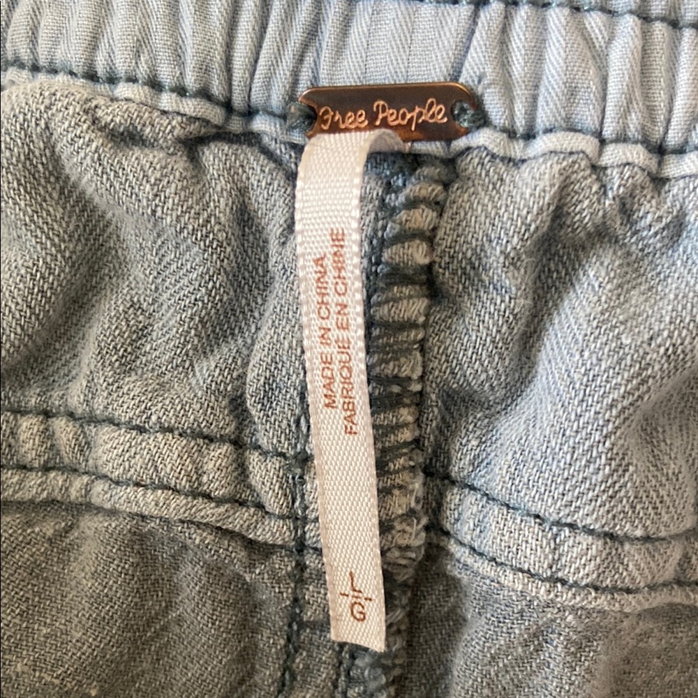 Free People Denim Blue Joggers